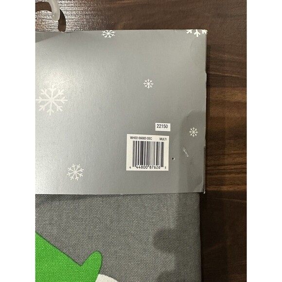 H for Happy Whimsy Snowmen Holiday Tree Skirt Bed and Bath Beyond NEW - Picture 5 of 8